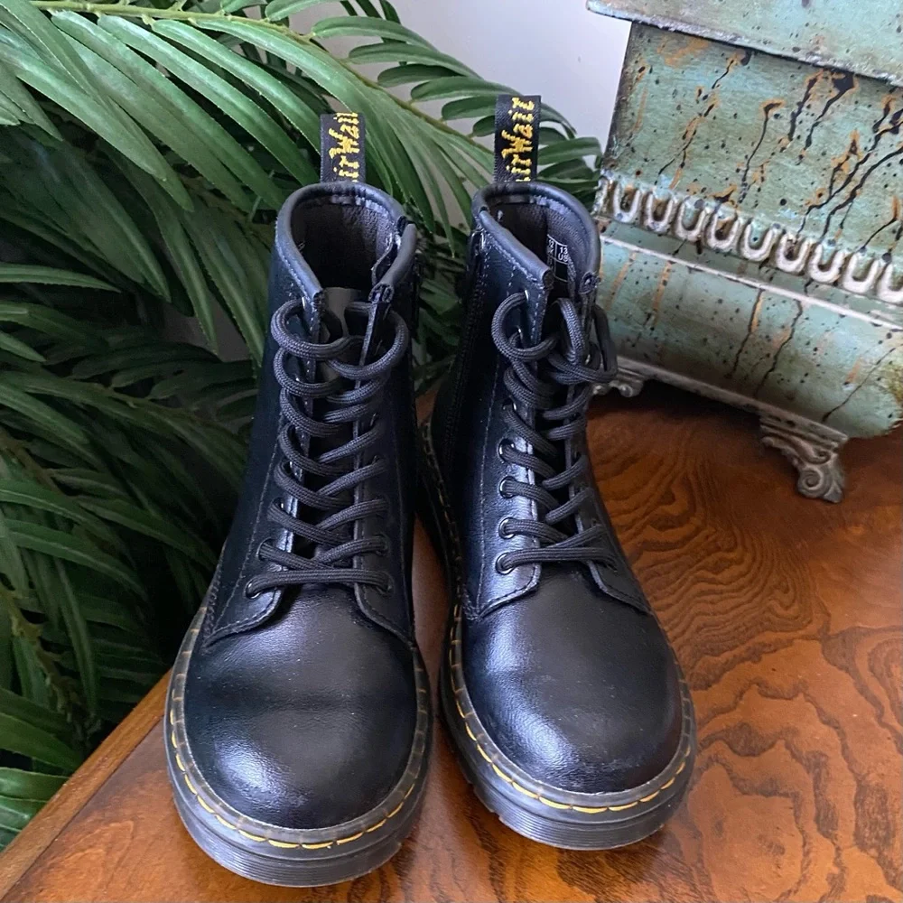 Dr. Martens Zavala Black Combat Boots